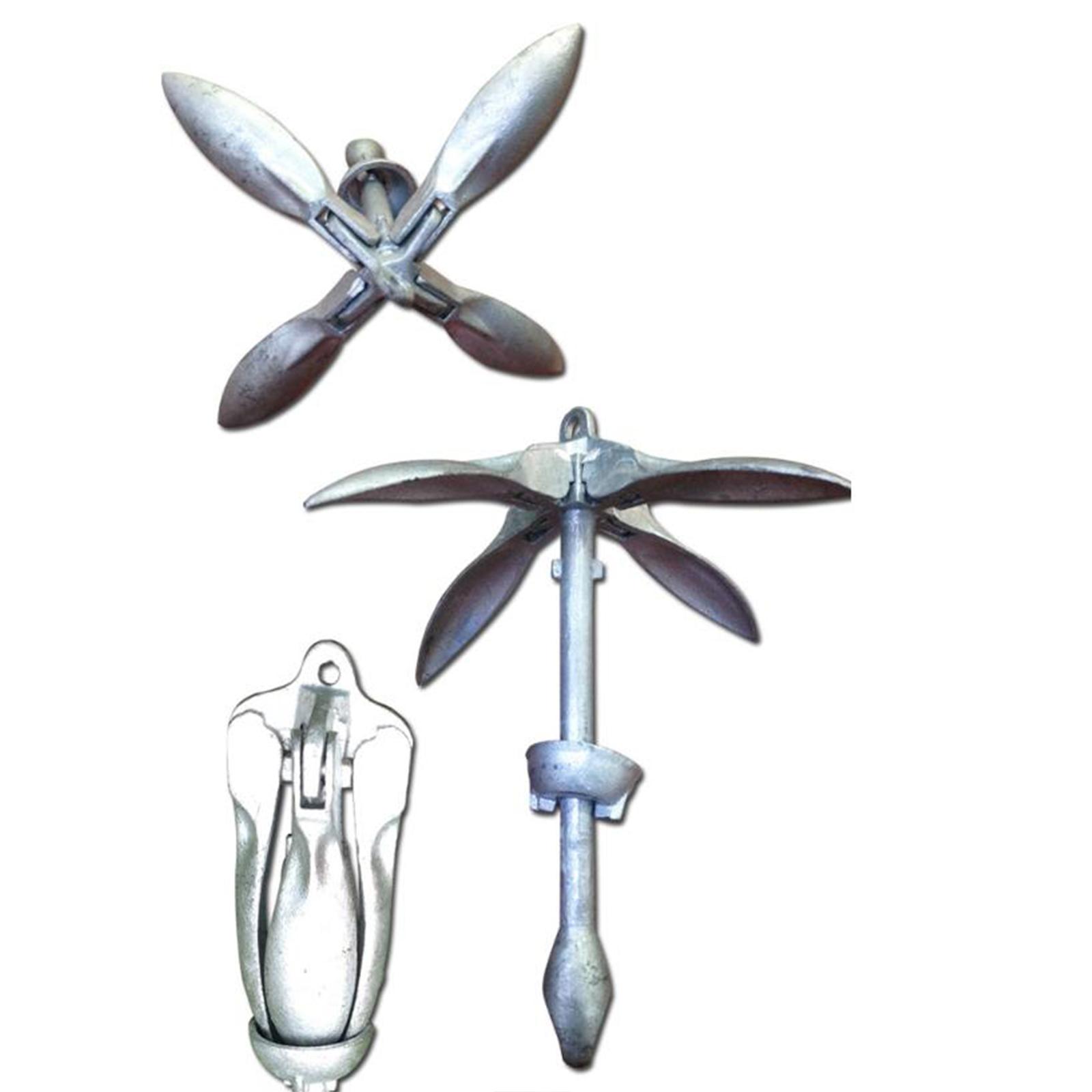 Fishing Boat Anchor - Equipo de anclaje plegable para embarcaciones,