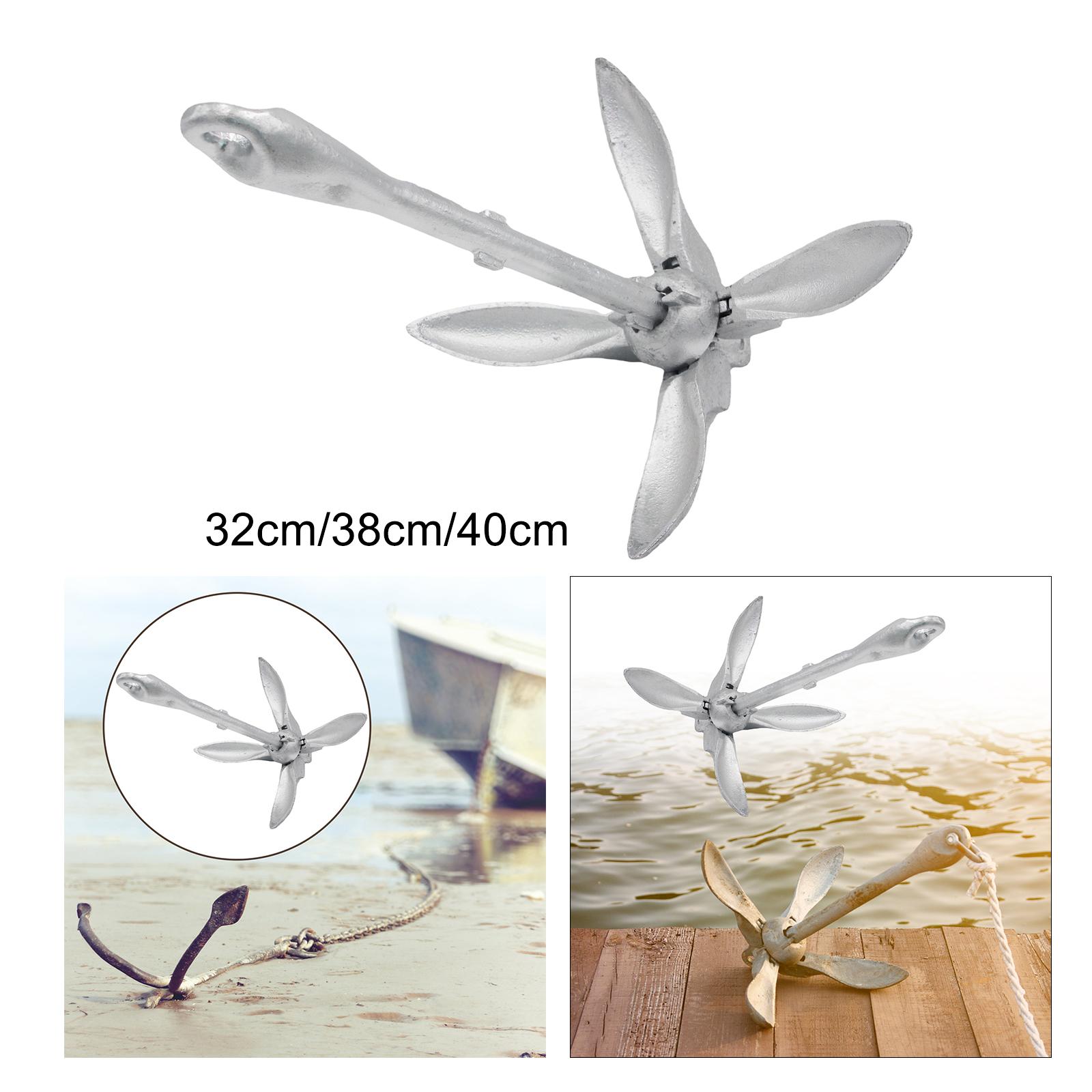 Equipo de anclaje plegable par - Fishing Boat Anchor reseña y precio