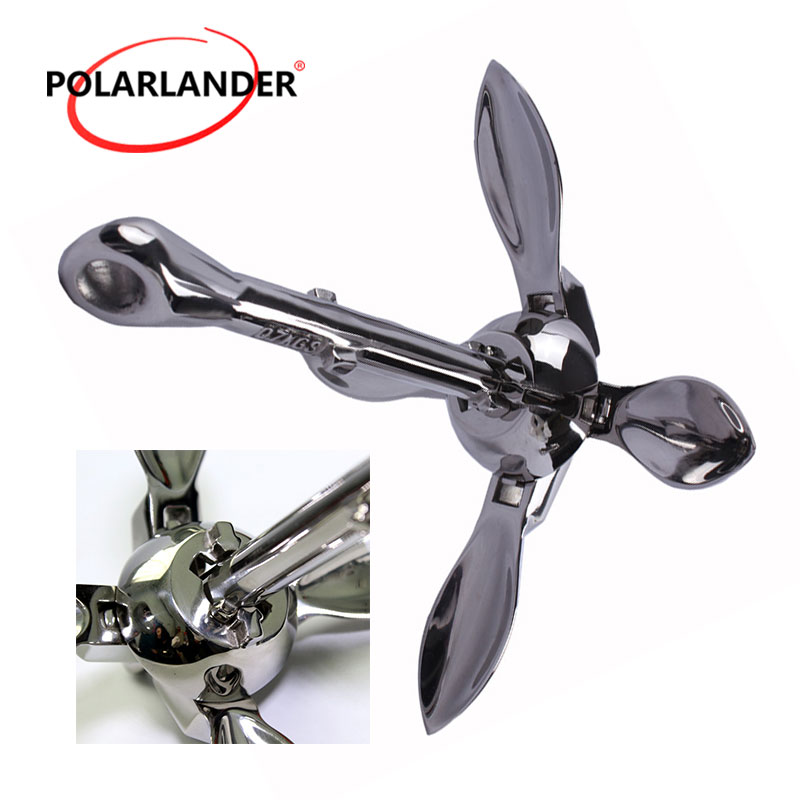 Ancla de grapnel plegable para - Fishing Boat Anchor reseña y precio