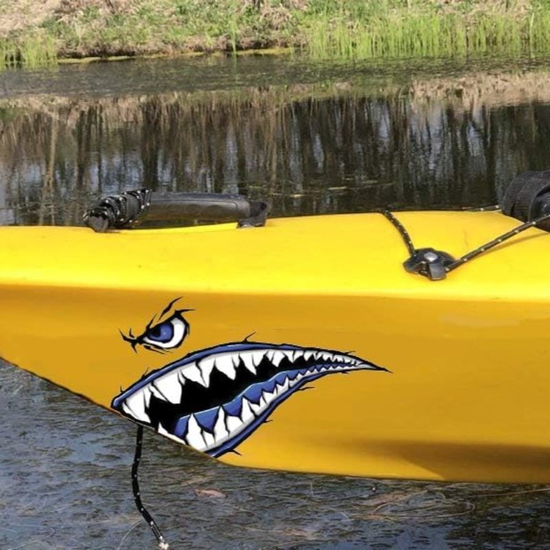 2 uds dientes de tiburón boca  - Fishing Boat Paddle reseña y precio