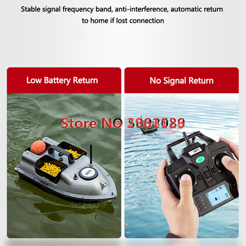 Barco Cebador de Pesca RC con  - Fishing Boat Gps reseña y precio